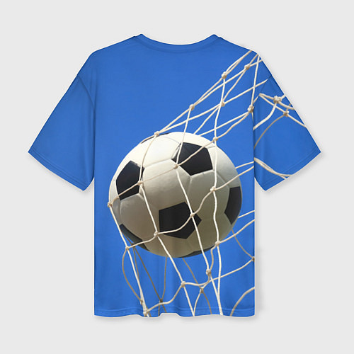 Женская футболка оверсайз Футбол - гол / 3D-принт – фото 2