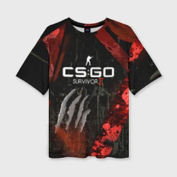 Женская футболка оверсайз CS:GO Survivor Z Style