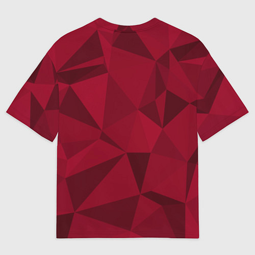 Женская футболка оверсайз Санта хипстер / 3D-принт – фото 2