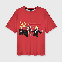 Женская футболка оверсайз Back in the USSR