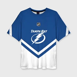 Женская футболка оверсайз NHL: Tampa Bay Lightning