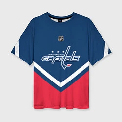 Женская футболка оверсайз NHL: Washington Capitals