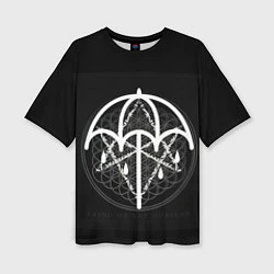 Женская футболка оверсайз BMTH: Rain Symbol