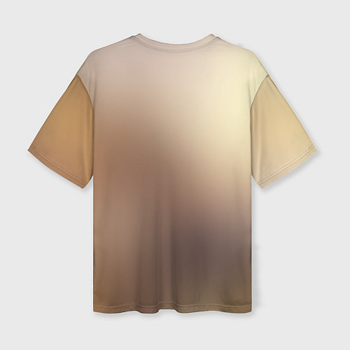 Женская футболка оверсайз Sun / 3D-принт – фото 2