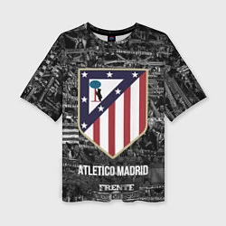 Женская футболка оверсайз Атлетико Мадрид