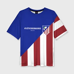 Женская футболка оверсайз FC Atletico Madrid