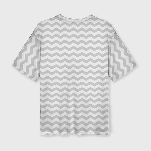 Женская футболка оверсайз Череп мечтателя / 3D-принт – фото 2