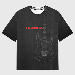 Футболка оверсайз женская Ibanez, цвет: 3D-принт