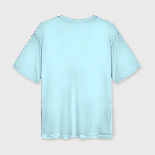 Женская футболка оверсайз Милая лисичка / 3D-принт – фото 2