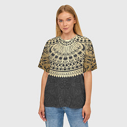 Футболка оверсайз женская Абстракционизм, цвет: 3D-принт — фото 2