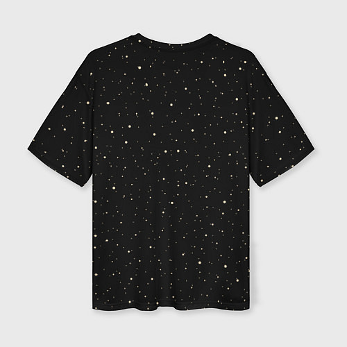 Женская футболка оверсайз Лунный наездник / 3D-принт – фото 2