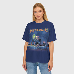 Футболка оверсайз женская Megadeth: Rust In Peace, цвет: 3D-принт — фото 2