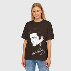 Футболка оверсайз женская Elvis Presley, цвет: 3D-принт — фото 2