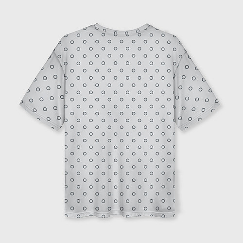 Женская футболка оверсайз Holey Sheet / 3D-принт – фото 2