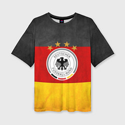 Женская футболка оверсайз Сборная Германии