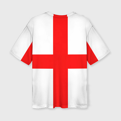 Женская футболка оверсайз Manchester Utd: England / 3D-принт – фото 2