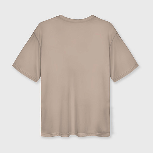 Женская футболка оверсайз Геометрический орел / 3D-принт – фото 2