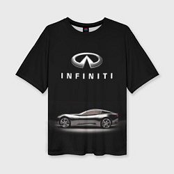 Женская футболка оверсайз Infiniti