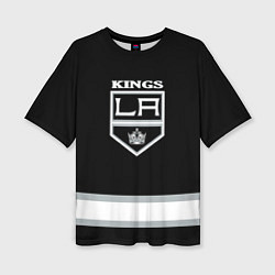 Футболка оверсайз женская Los Angeles Kings NHL, цвет: 3D-принт