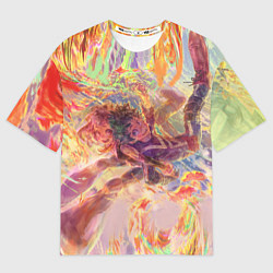 Футболка оверсайз женская Моя геройская академия, цвет: 3D-принт