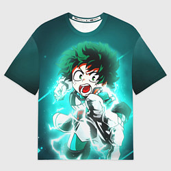 Женская футболка оверсайз Моя геройская академия