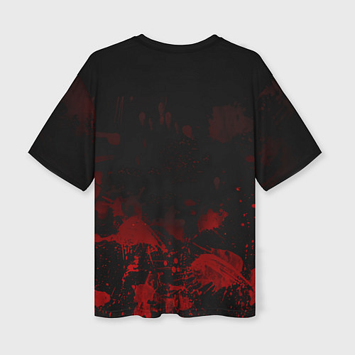 Женская футболка оверсайз Slipknot: Blood Blemishes / 3D-принт – фото 2
