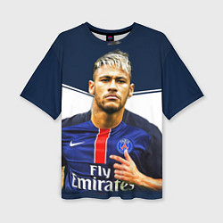 Женская футболка оверсайз Neymar: Fly Emirates