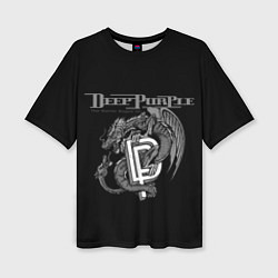 Футболка оверсайз женская Deep Purple: Dark Dragon, цвет: 3D-принт
