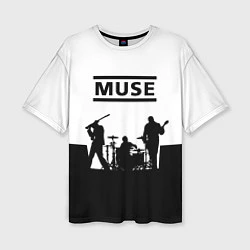 Женская футболка оверсайз Muse B&W