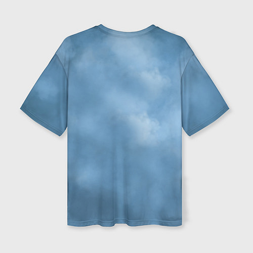 Женская футболка оверсайз Skillet: Smoke / 3D-принт – фото 2