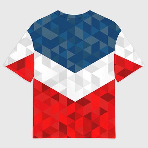Женская футболка оверсайз Форма России / 3D-принт – фото 2