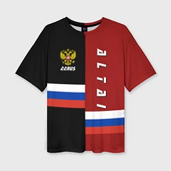 Женская футболка оверсайз Altai, Russia