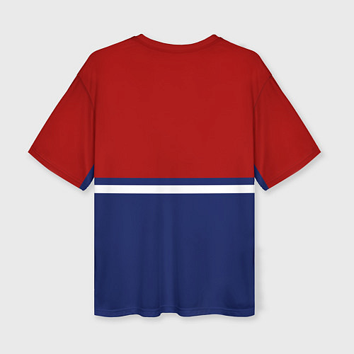 Женская футболка оверсайз СССР: Спортсмен / 3D-принт – фото 2