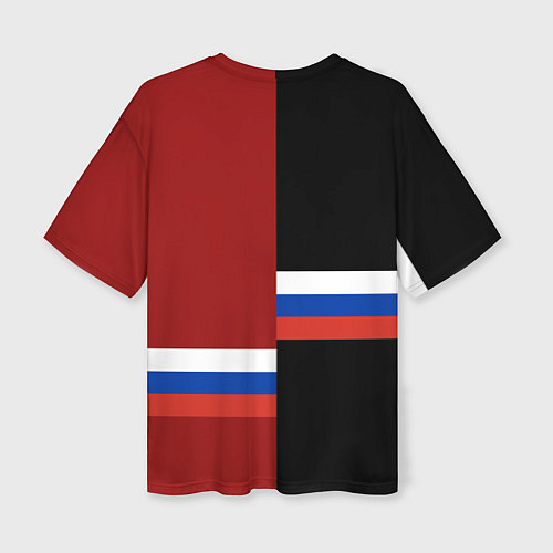 Женская футболка оверсайз Primorye, Russia / 3D-принт – фото 2