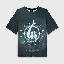 Женская футболка оверсайз In Flames: Cold Fire