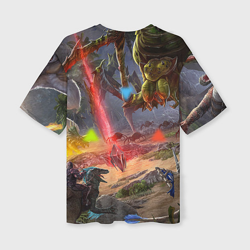 Женская футболка оверсайз ARK: Survival Evolved / 3D-принт – фото 2