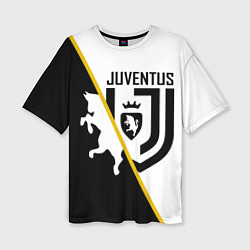 Футболка оверсайз женская FC Juventus: Football Point, цвет: 3D-принт