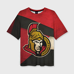 Женская футболка оверсайз HC Ottawa Senators: Old Style