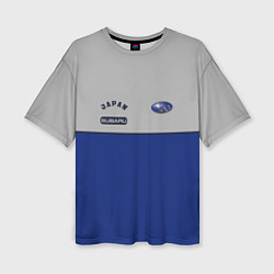 Женская футболка оверсайз Subaru Style