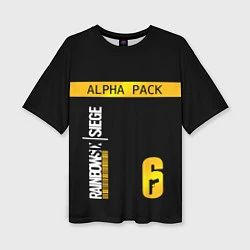Женская футболка оверсайз Rainbow Six Siege: Alpha Pack