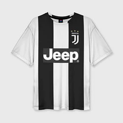 Женская футболка оверсайз FC Juventus: Ronaldo Home 18-19