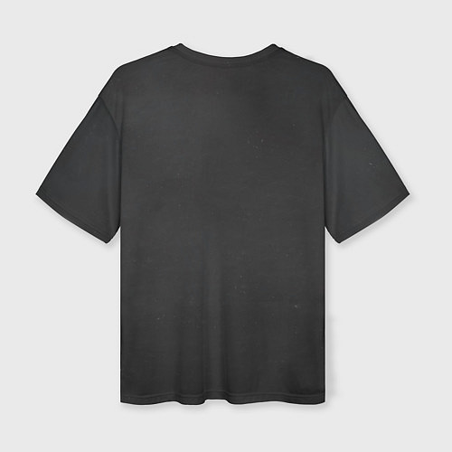 Женская футболка оверсайз YANIX: Black Side / 3D-принт – фото 2