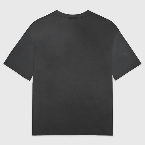 Женская футболка оверсайз YANIX: Black Side / 3D-принт – фото 2