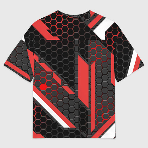 Женская футболка оверсайз CS:GO CYREX CARBON / 3D-принт – фото 2