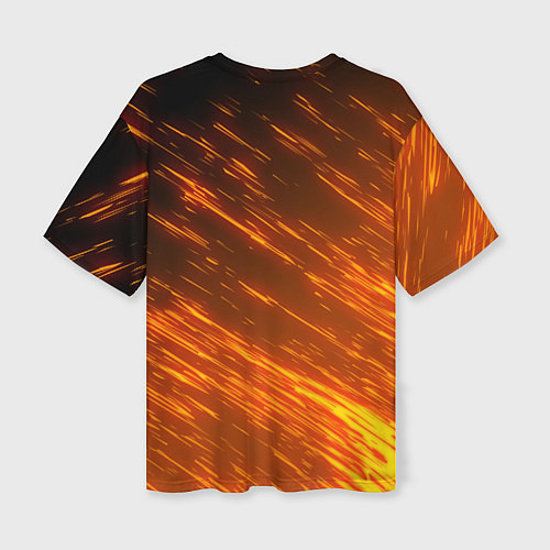 Женская футболка оверсайз NATSU DRAGNEEL / 3D-принт – фото 2