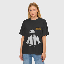 Футболка оверсайз женская PUBG: Online, цвет: 3D-принт — фото 2