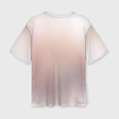 Женская футболка оверсайз Ангел кровопролития / 3D-принт – фото 2