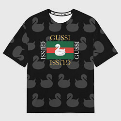 Футболка оверсайз женская GUSSI: Little Style, цвет: 3D-принт
