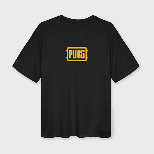 Женская футболка оверсайз PUBG: Focussed 66 / 3D-принт – фото 2