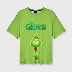 Женская футболка оверсайз The Grinch
